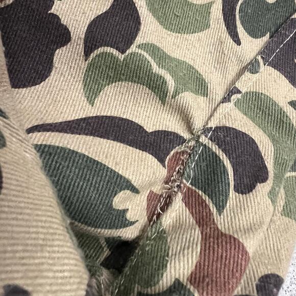 Vintage Duck Camo Full Zip Oversized Long Sleeve Shirt Gander Mountain 3XL Hunt - Picture 5 of 8